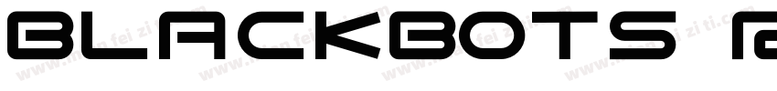 Blackbots Regular字体转换